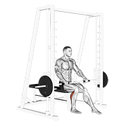 Seated Smith Calf Raise
