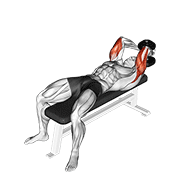 Lying Dumbbell Triceps Extension