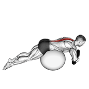 Weighted Stability Ball Hyperextension