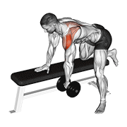 One-arm dumbbell row