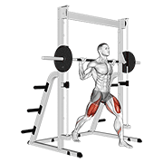 Smith Machine Sprint Lunge
