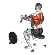 Close Grip Row Machine