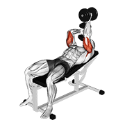 Alternating Incline Triceps Extension