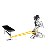 Banded Knee Hip Thrust