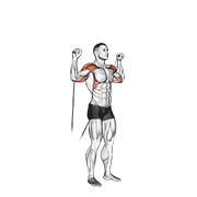 Standing Cable Shoulder Press