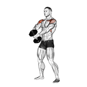 Hammer Grip Dumbbell Front Raise