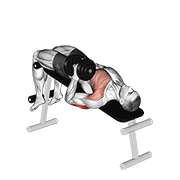 One Arm Decline Hammer Press