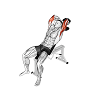 Incline Dumbbell Triceps Extension