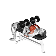 Reverse Dumbbell Bench Press