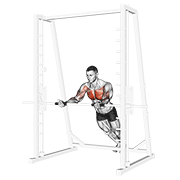 Reverse Grip Smith Machine Incline Push-up