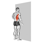 Wall Back Stretch