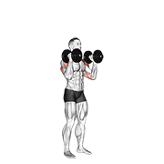 Alternating Dumbbell Military Press