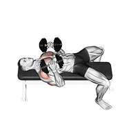 Hammer Grip Close Dumbbell Bench Press
