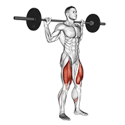 Close Stance Barbell Squat