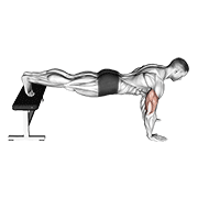 Decline Bench Push-up