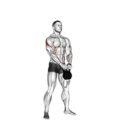 Kettlebell Lat Pulldown