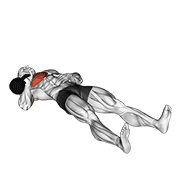 Floor Kettlebell Press