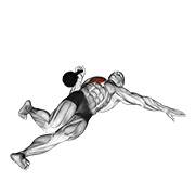 Floor Kettlebell Press