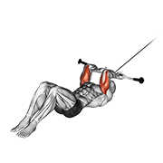 Lying Cable Triceps Extension