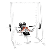 Wide Smith Machine Decline Press