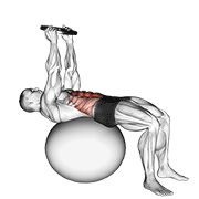 Weighted Crunch on Stability Ball
