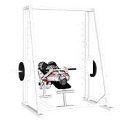 Smith Machine Close Grip Decline Press