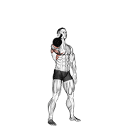One Arm Kettlebell Press